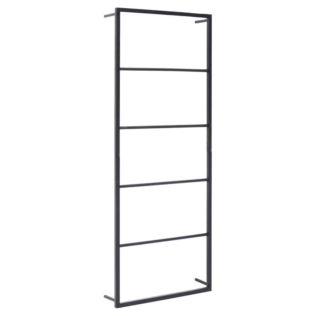 vidaXL Toalheiro 45x10x115 cm aço preto