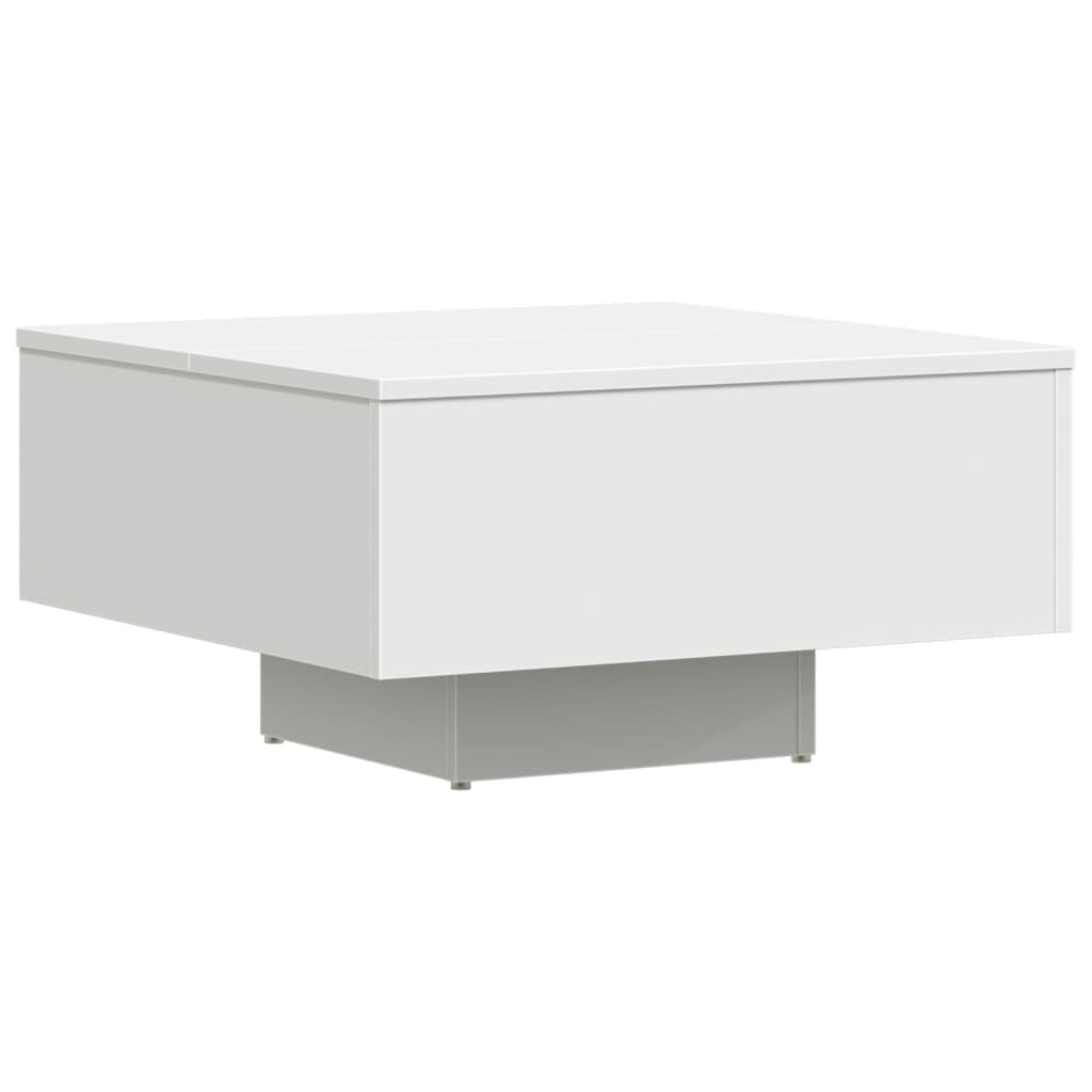 vidaXL Mesa de centro 60x60x31,5 cm derivados de madeira branco