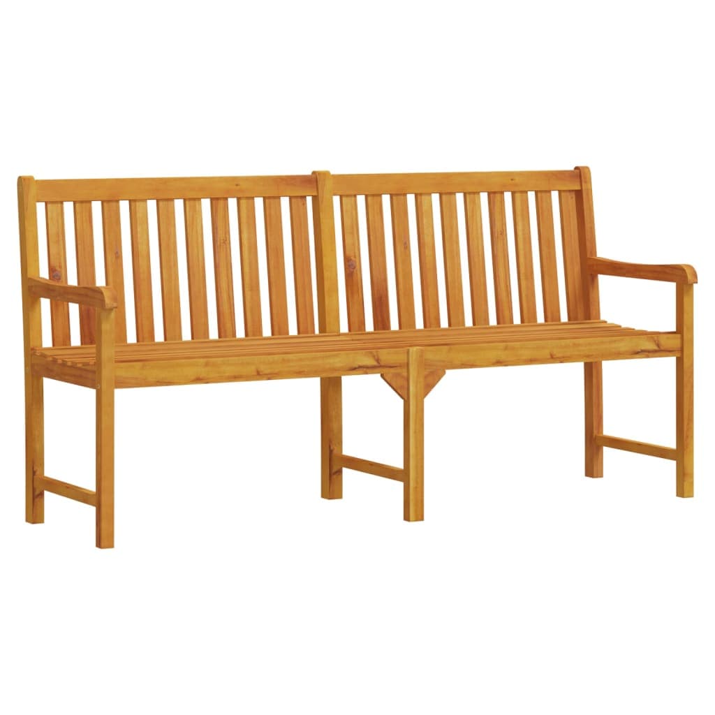 vidaXL Banco de jardim 180 cm madeira de acácia maciça