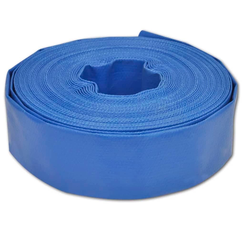 vidaXL Mangueira plana 100 m 3" PVC