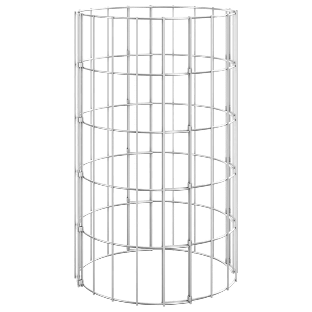 Canteiro Elevado/cesto Gabião Circular Ø30x50cm Aço Galvanizado - 152011