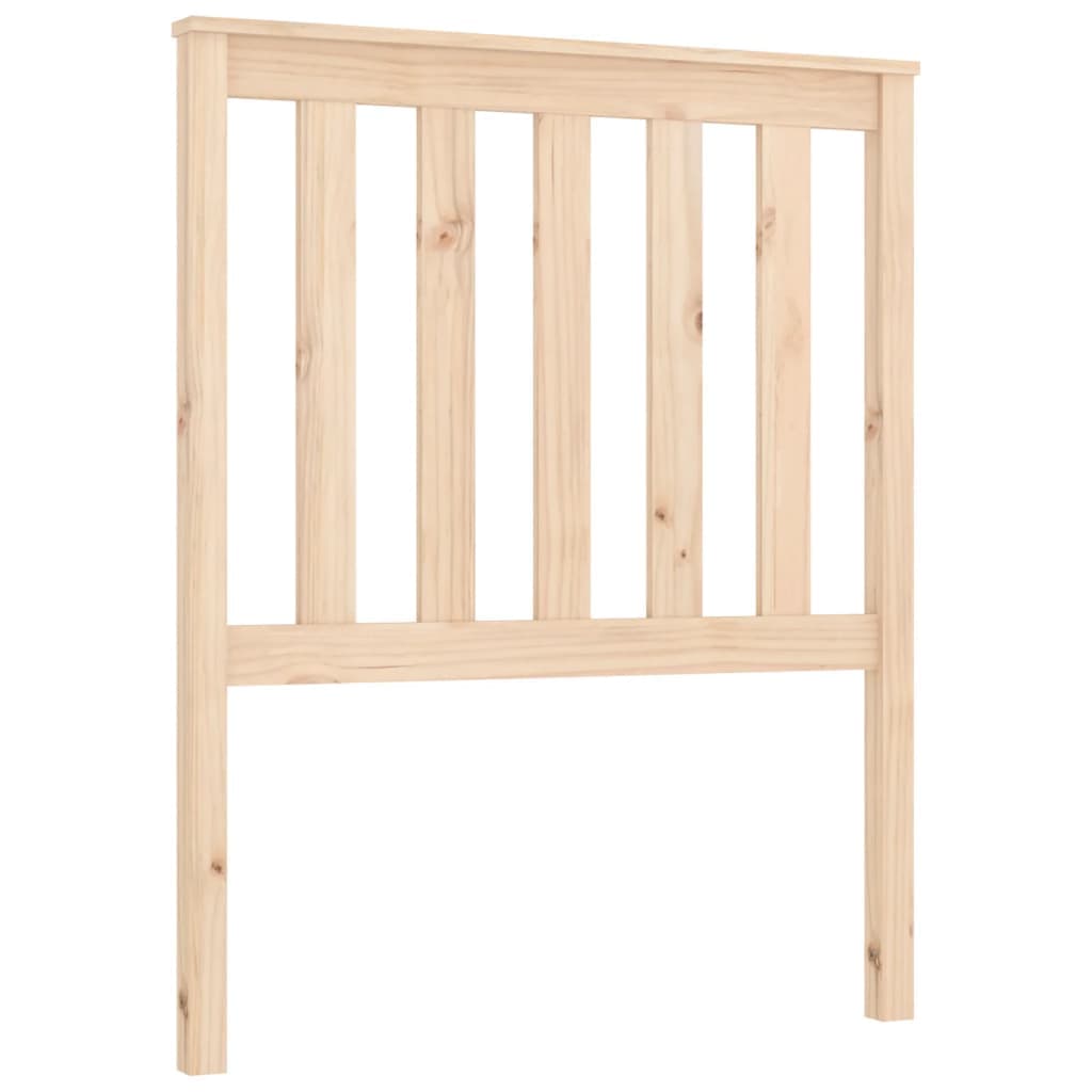 vidaXL Cabeceira de cama 81x6x101 cm pinho maciço