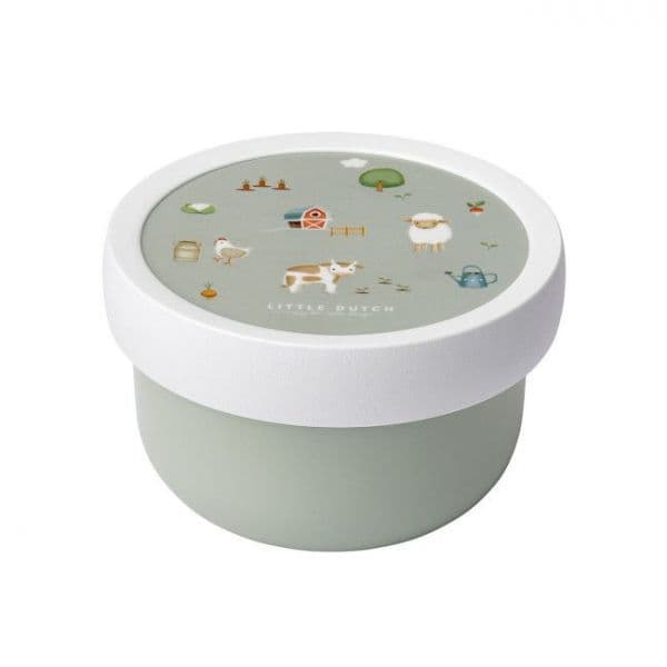 Little Dutch Recipiente com Garfo Little Farm
