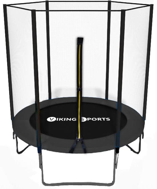 Trampolim 183 cm com rede preto