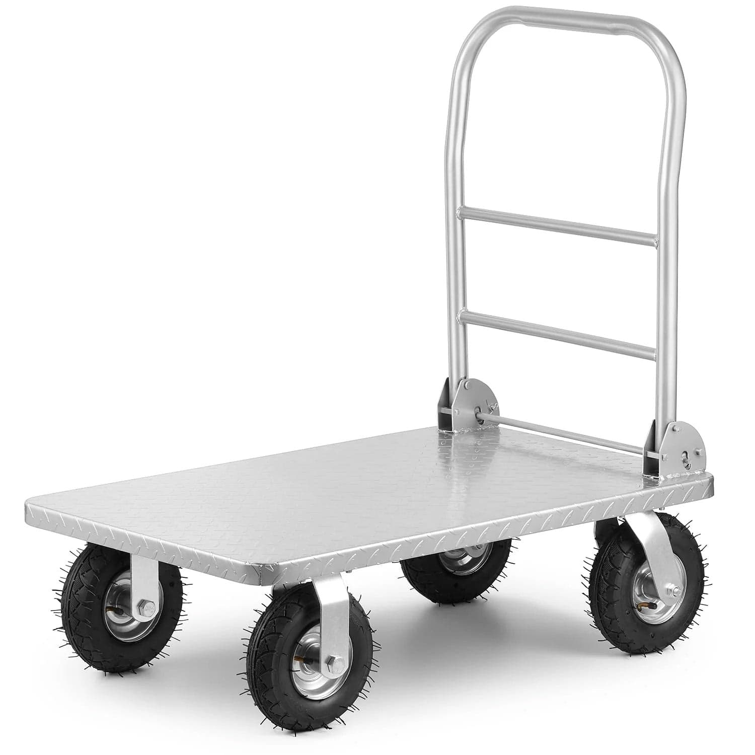 Carrinho de transporte dobrável até 500 kg aço