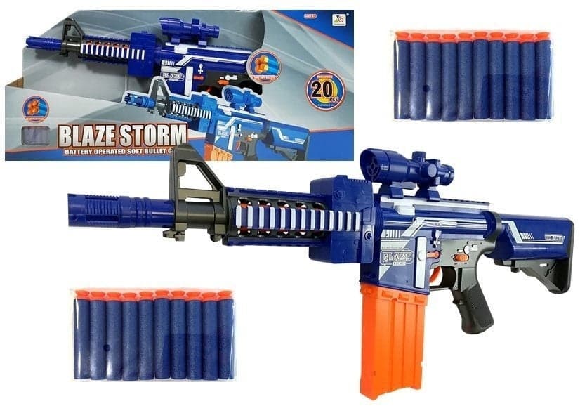 Arma de brinquedo tipo sniper 72 cm com 20 dardos