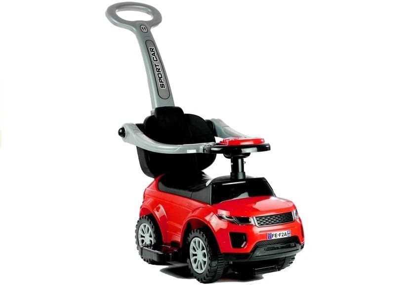 Carro de empurrar infantil 84x44x85 cm vermelho