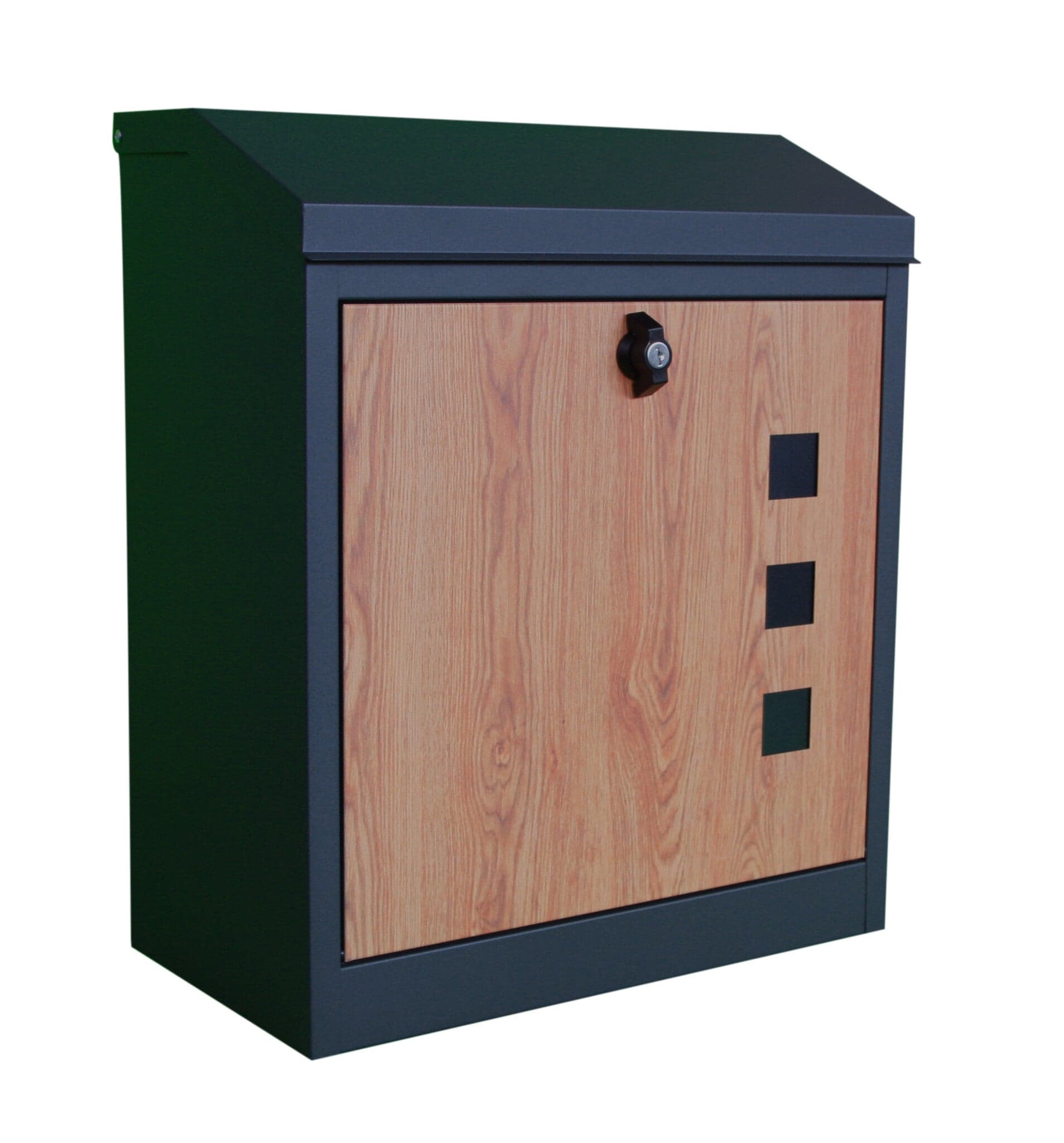 Caixa de correio para encomendas 43x24x52 cm antracite