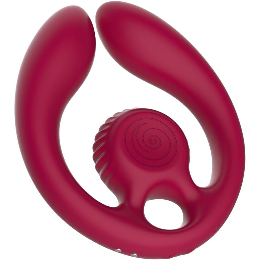 Snail Vibe Gizi Duo Estimulador de Casais Burgundy