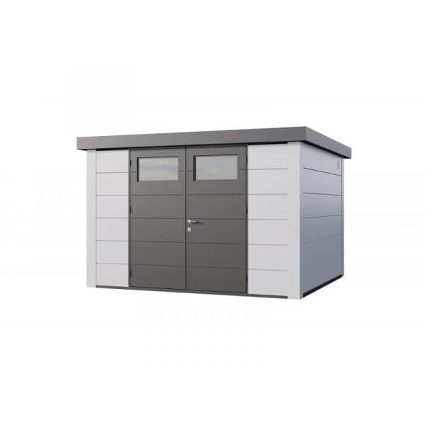 Telluria Abrigo de Jardim Metálico NH9 Branco / Branco 328 x 298 Aço Galvanizado