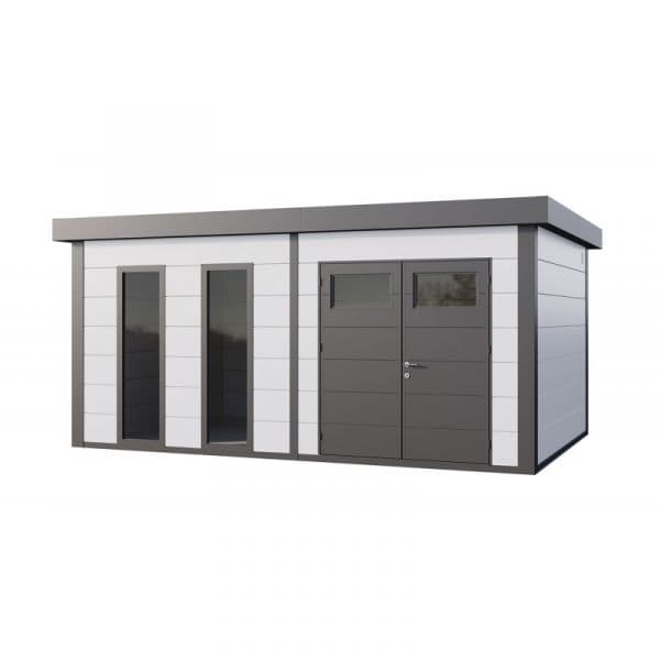 Telluria Abrigo de Jardim Metálico NH11 Branco 538 x 358 Aço Galvanizado