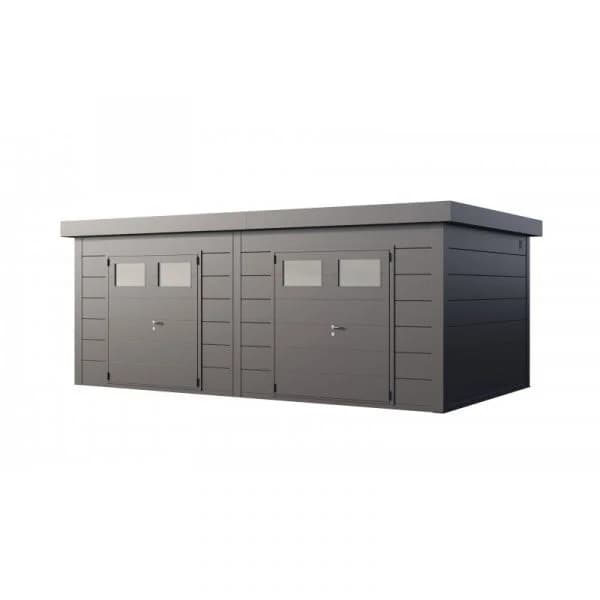 Telluria Abrigo de Jardim Metálico NH12 Antracite 642 x 358 Aço Galvanizado