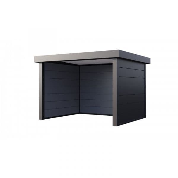 Telluria Apoio de Jardim Metálico NH1 Antracite 298 x 358 Aço Galvanizado