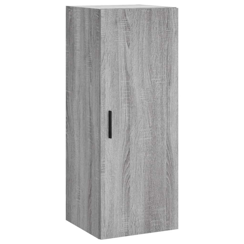 vidaXL Armário de parede 34,5x34x90 cm cinzento sonoma
