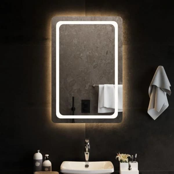 Espelho de Casa de Banho com Luzes LED 60x90 cm - 3154099