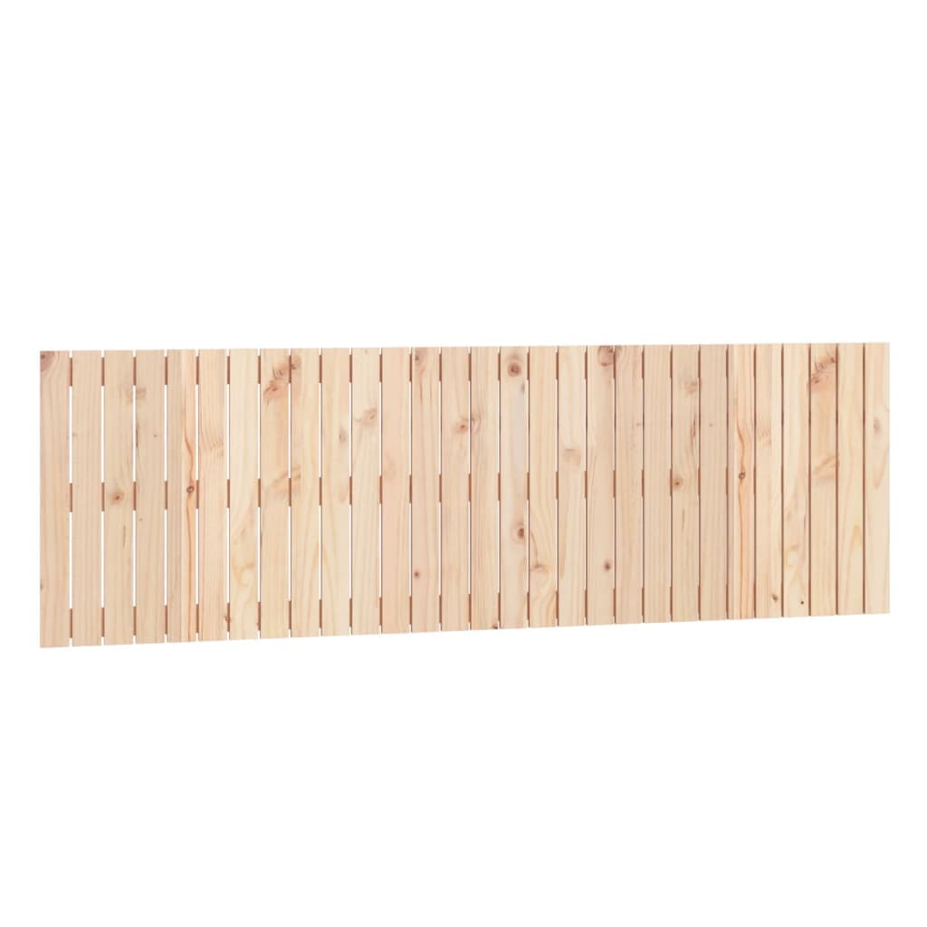 vidaXL Cabeceira de parede 185x3x60 cm madeira de pinho maciça