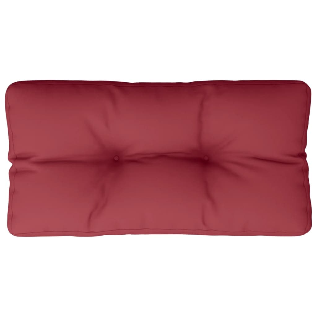 vidaXL Almofadão para Sofá de Paletes 70x40x12cm Tecido Vermelho Tinto - 2498162581