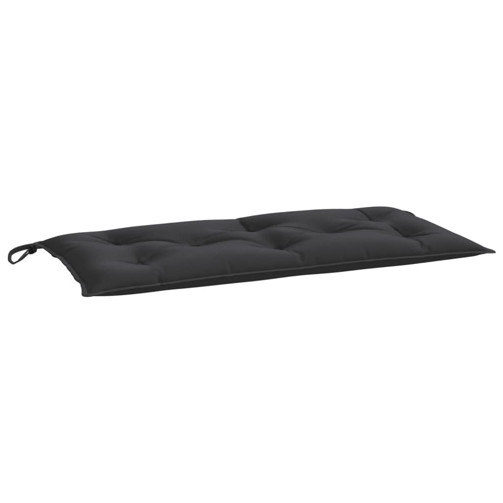 vidaXL Almofadão p/ banco de jardim 100x50x7 cm tecido oxford preto