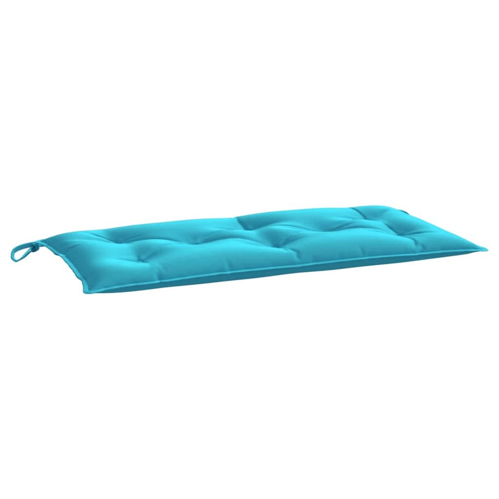 vidaXL Almofadão p/ banco de jardim 100x50x7 cm tecido oxford turquesa