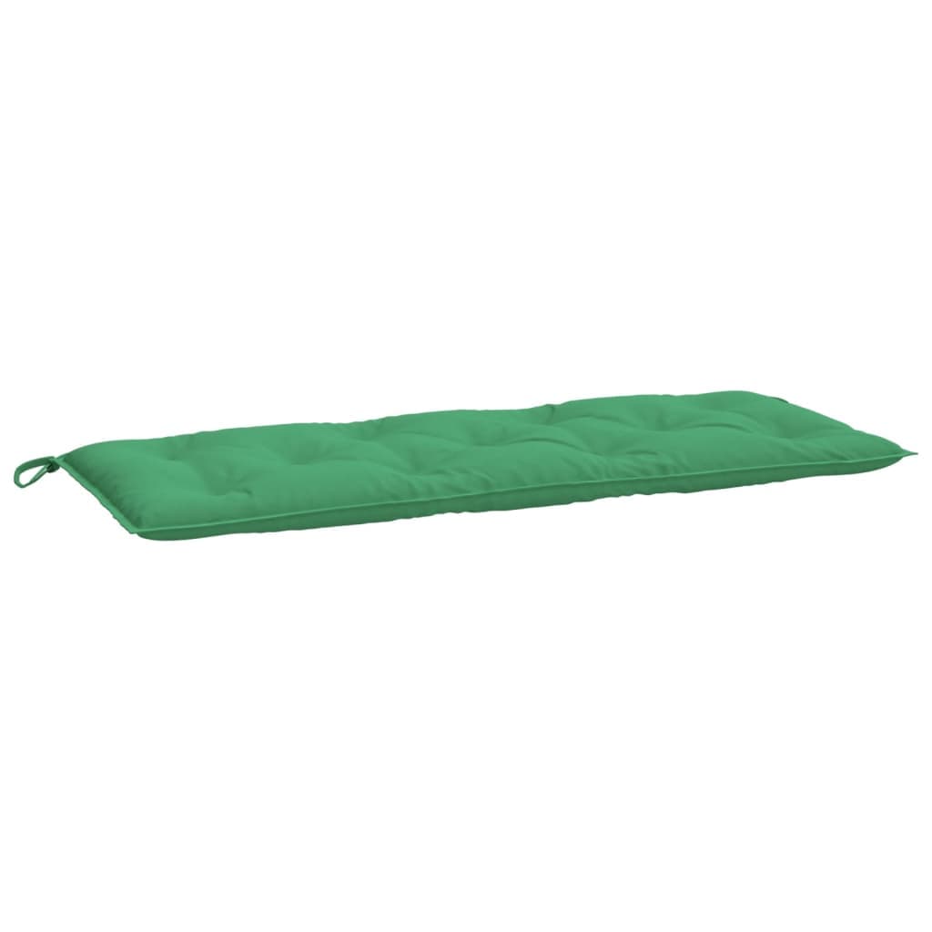 vidaXL Almofadão p/ banco de jardim 120x50x7 cm tecido oxford verde
