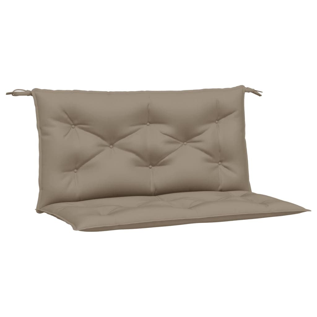 vidaXL Almofadões banco jardim 2 pcs tecido oxford cinza-acastanhado