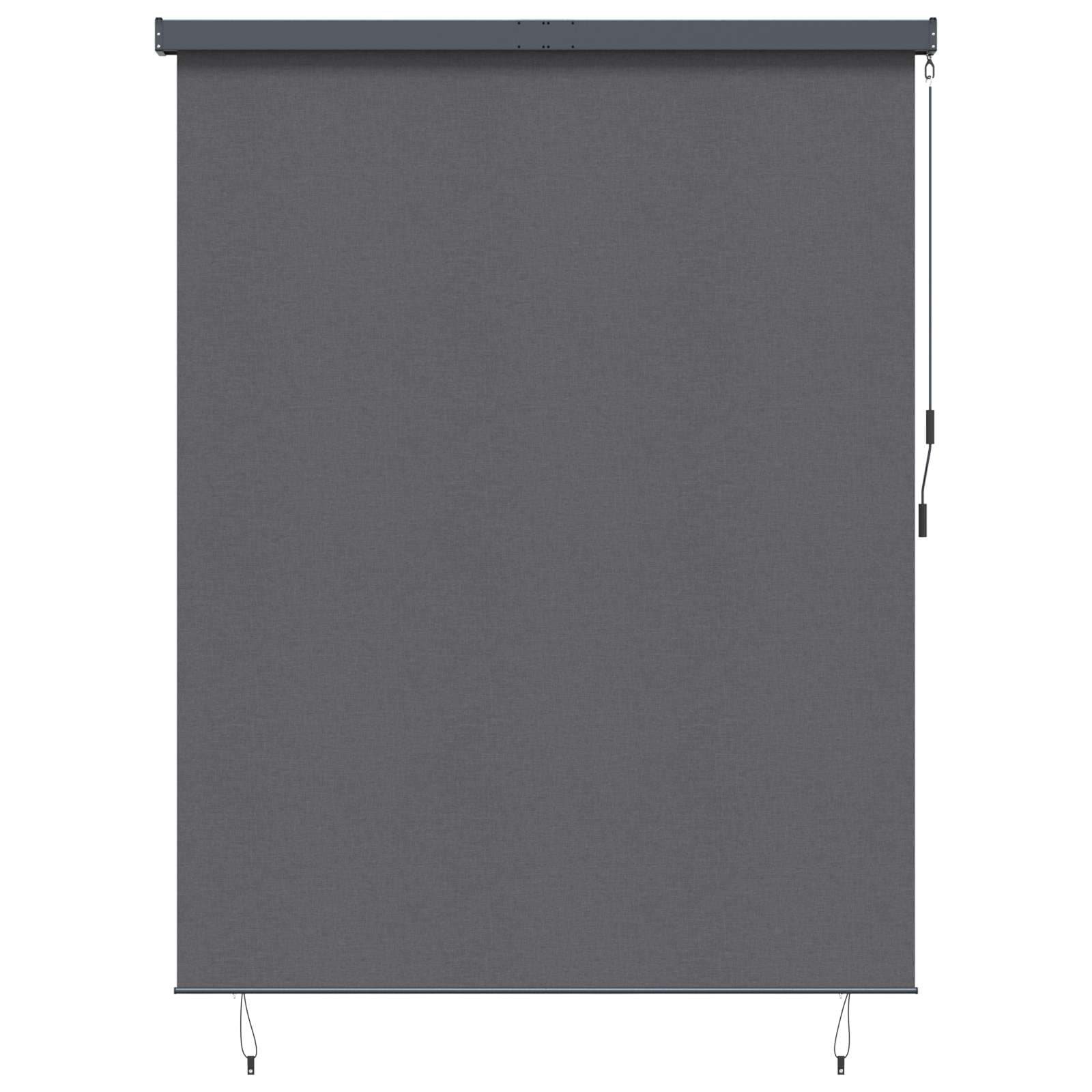 vidaXL Estores de rolo Antracite 220 x 250 cm Tecido e Alumínio