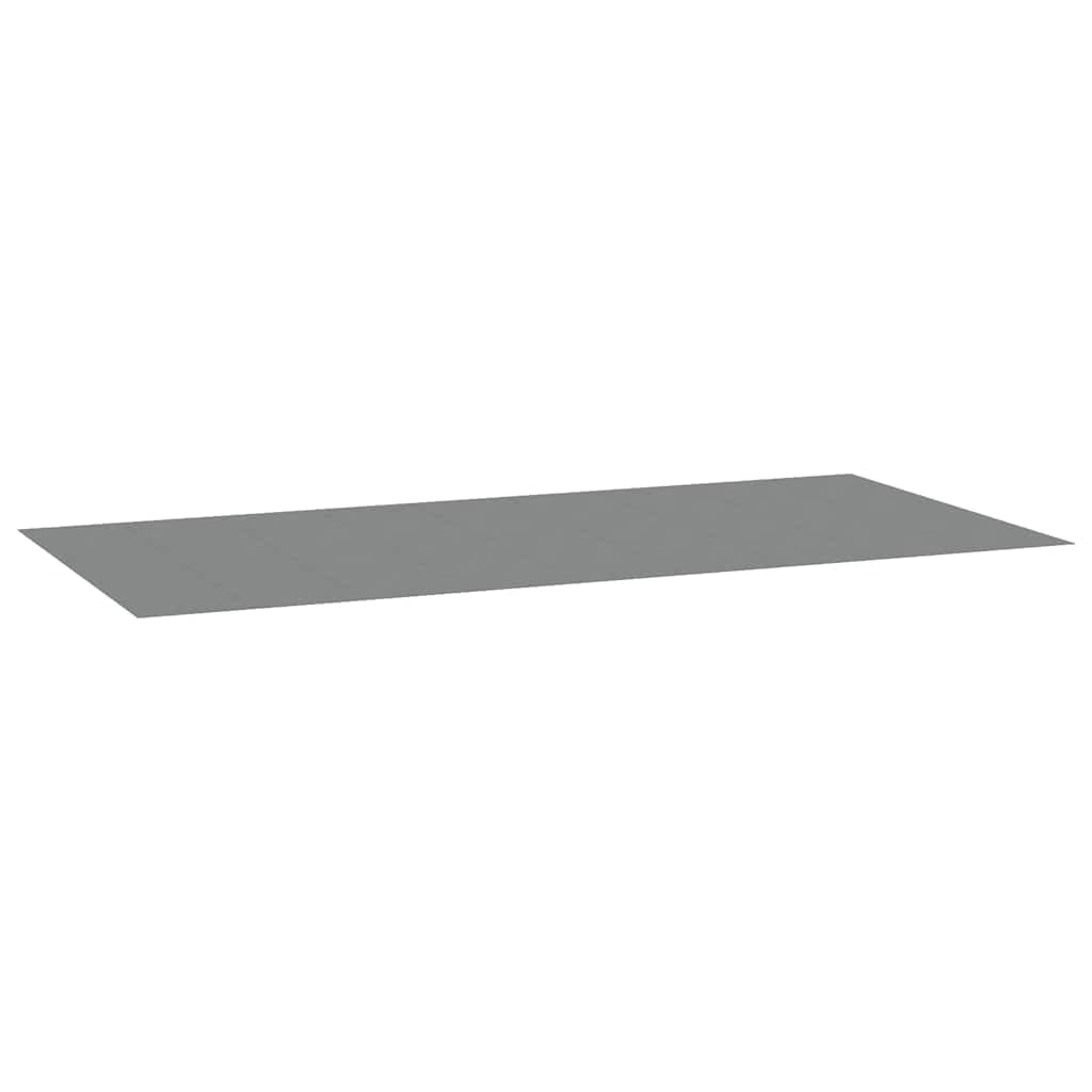 vidaXL Pano para chão de piscinas 999x500 cm poliéster geotêxtil cinza