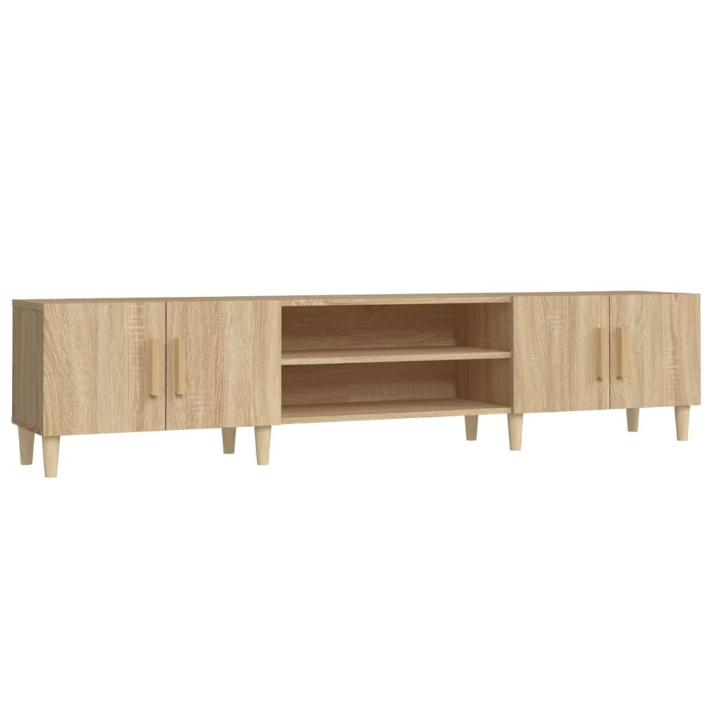 vidaXL Móvel de TV Carvalho Sonoma 180x31,5x40 cm Madeira Engenheirada