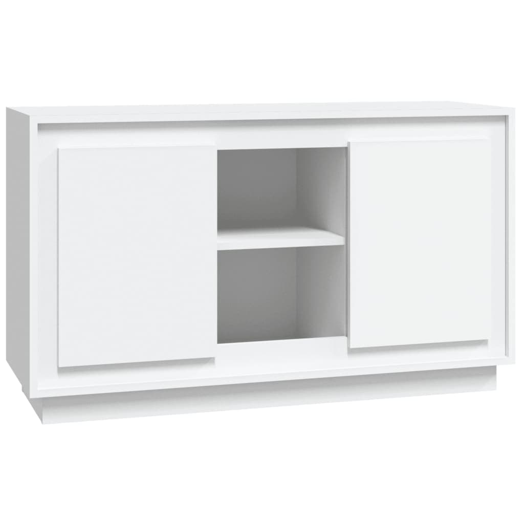 vidaXL Aparador 102x35x60 cm derivados de madeira branco