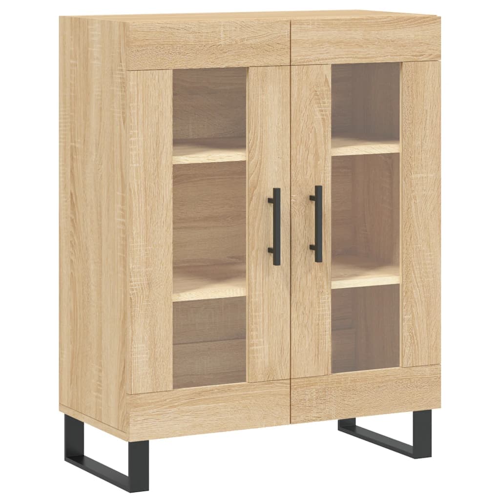 vidaXL Aparador 69,5x34x90 cm derivados de madeira carvalho sonoma