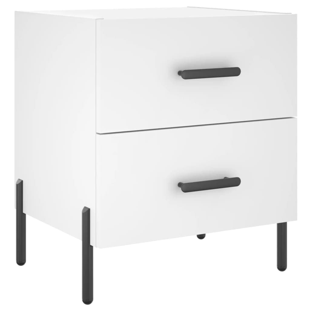 Mesa de Cabeceira 40x35x47,5 cm Derivados de Madeira Branco - 827324