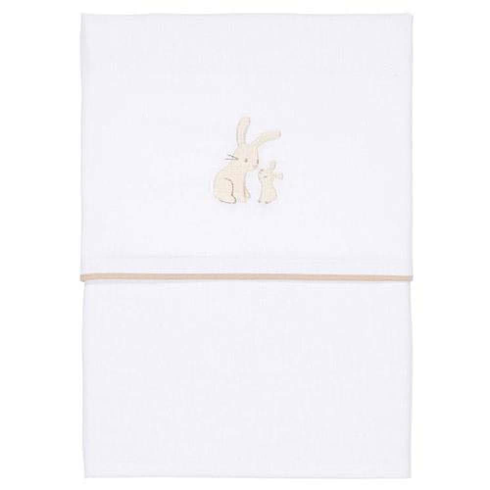 Lençol para Alcofa Bordado Baby Bunny 70x100 cm