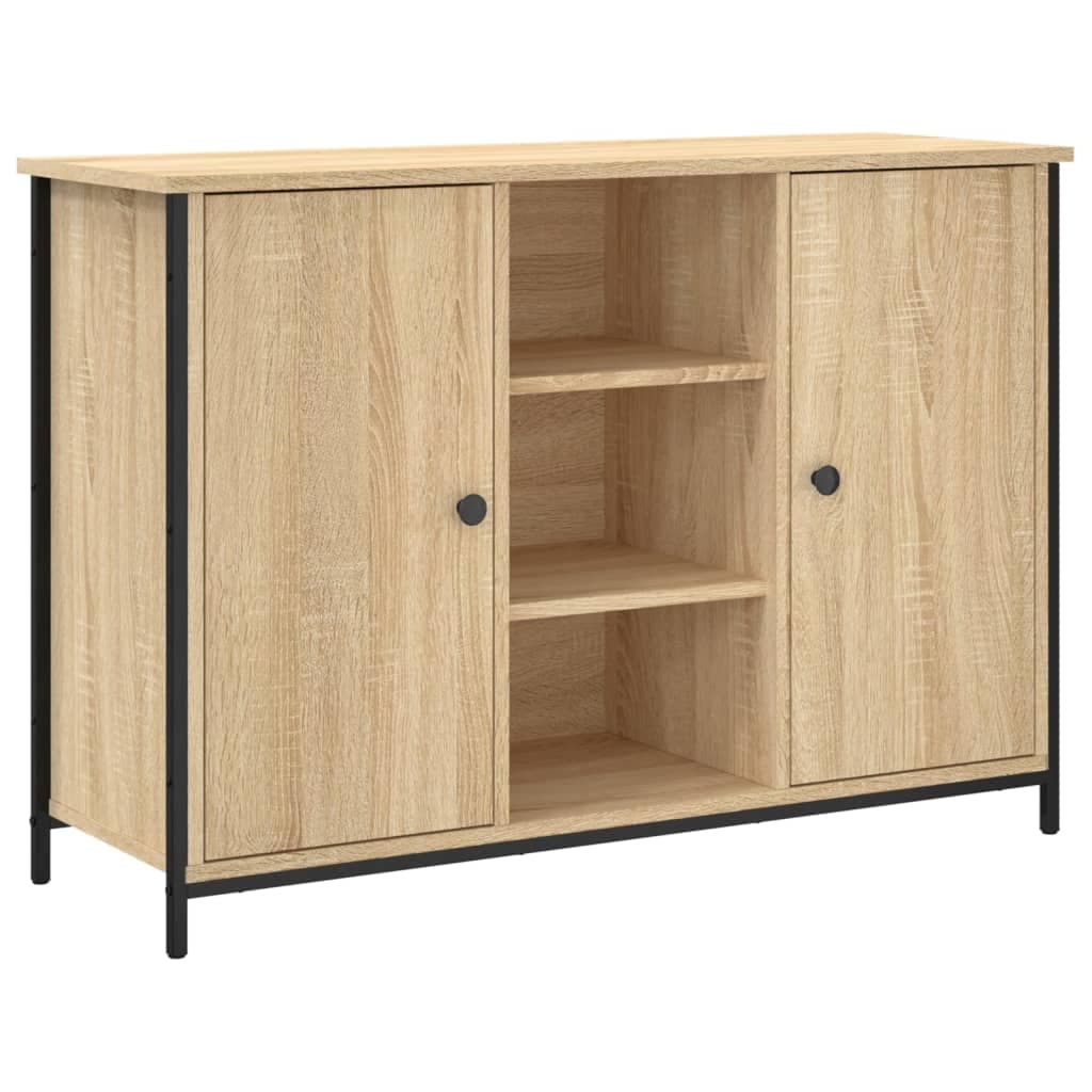 vidaXL Aparador 100x35x70 cm derivados de madeira cor carvalho sonoma
