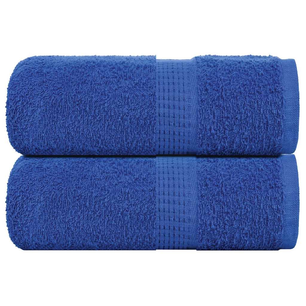 vidaXL Toalhas de Bidé 2 Peças 30x50 cm 360 Gsm 100% Algodão Azul - 1866980805
