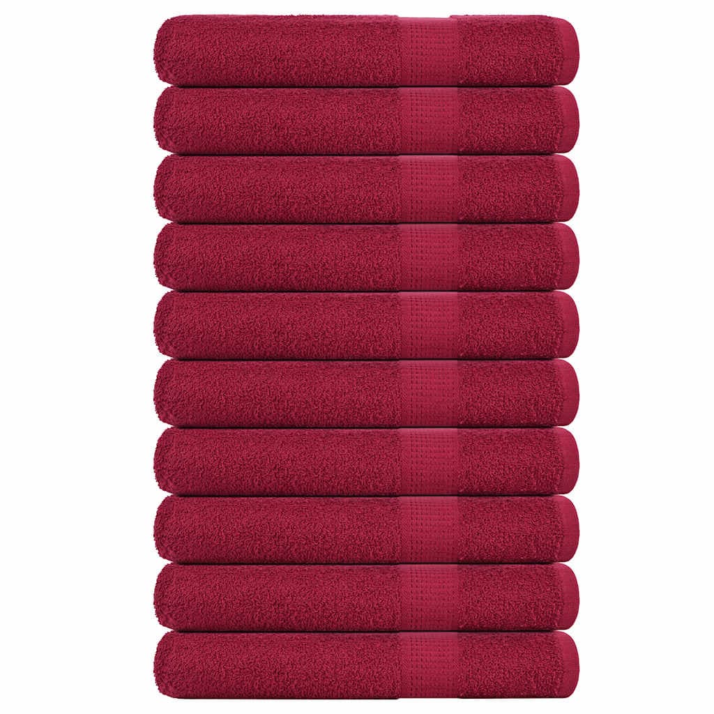 vidaXL Toalhas de Sauna 10 Peças 80x200 cm 360 Gsm 100% Algodão - 3844438509