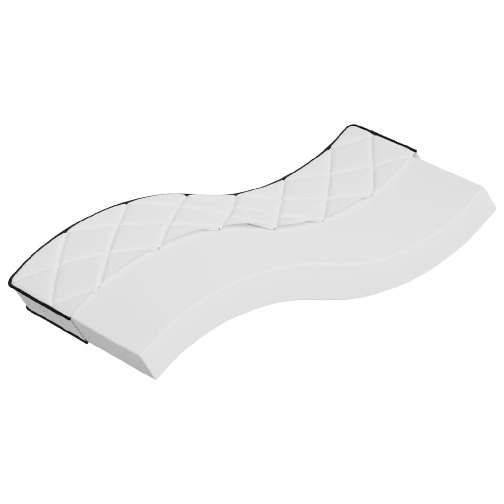 vidaXL Colchão de espuma médio suave 90x190 cm tamanho de solteiro