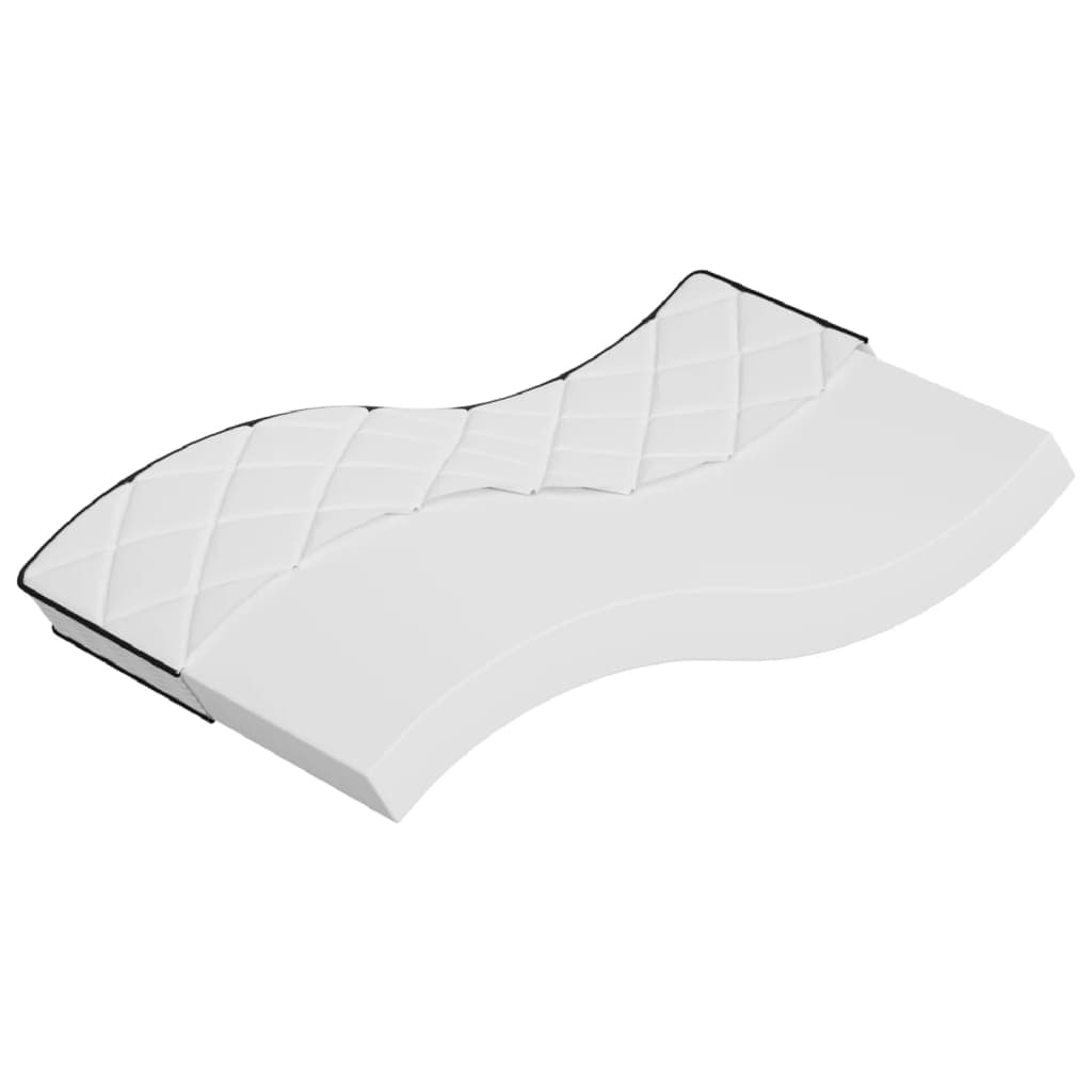 vidaXL Colchão de espuma médio suave 90x200 cm
