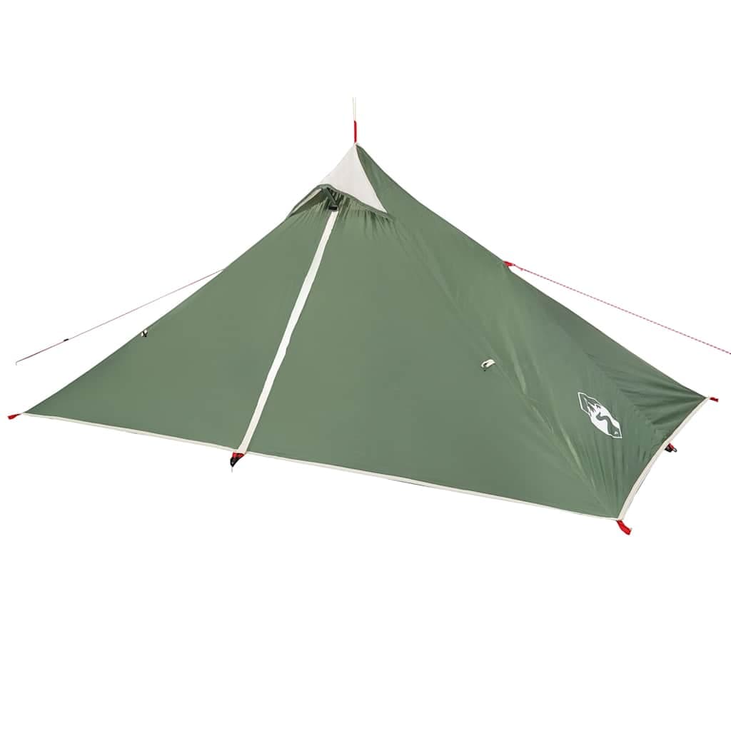vidaXL Tenda suspensa tipi para 1 pessoa impermeável verde
