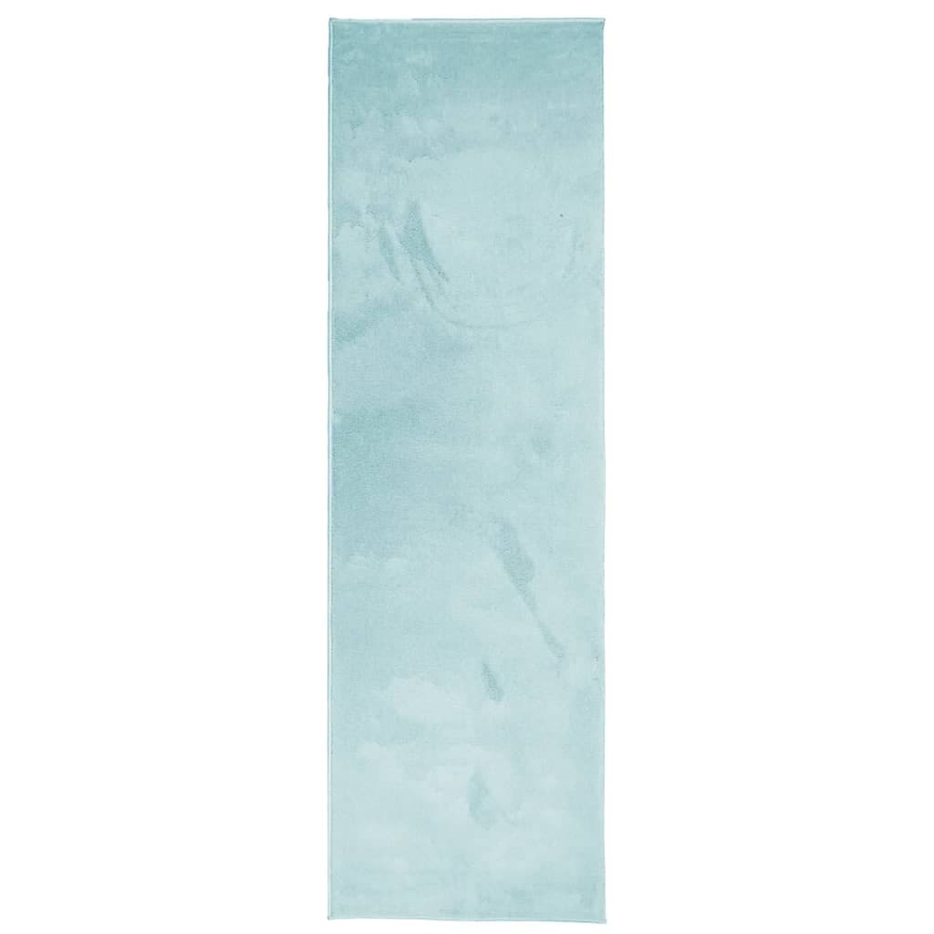 vidaXL Tapete de pelo curto OVIEDO 80x250 cm verde