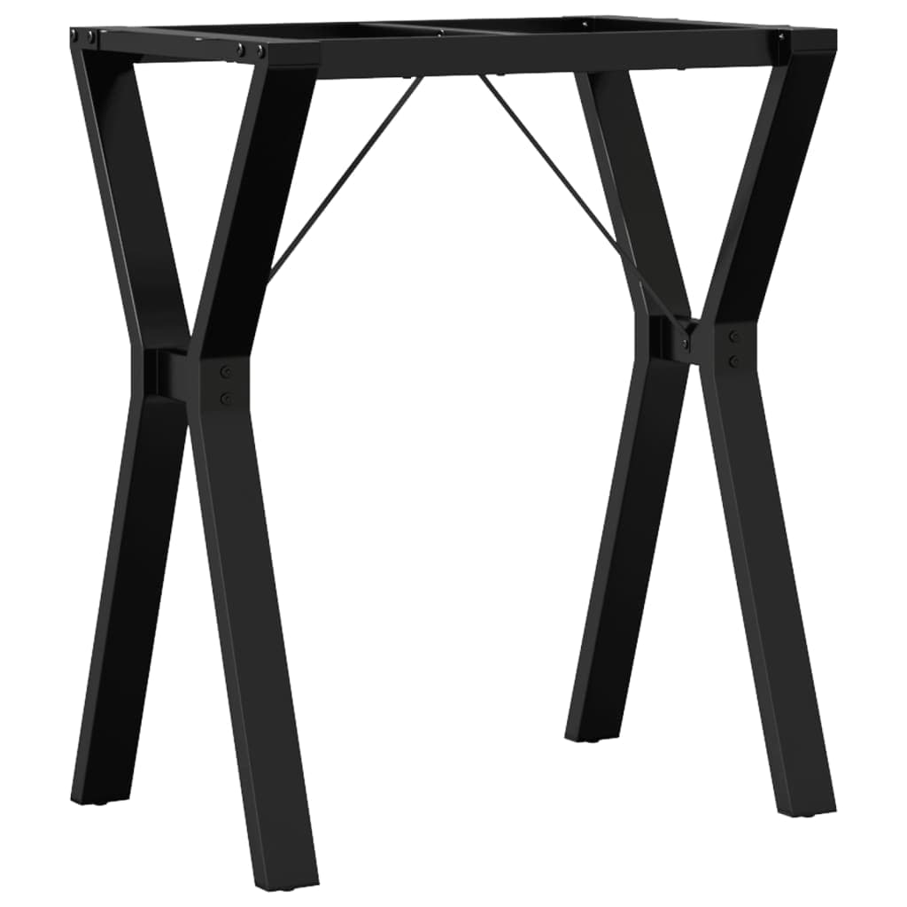 vidaXL Pernas para mesa de jantar estrutura em Y aço