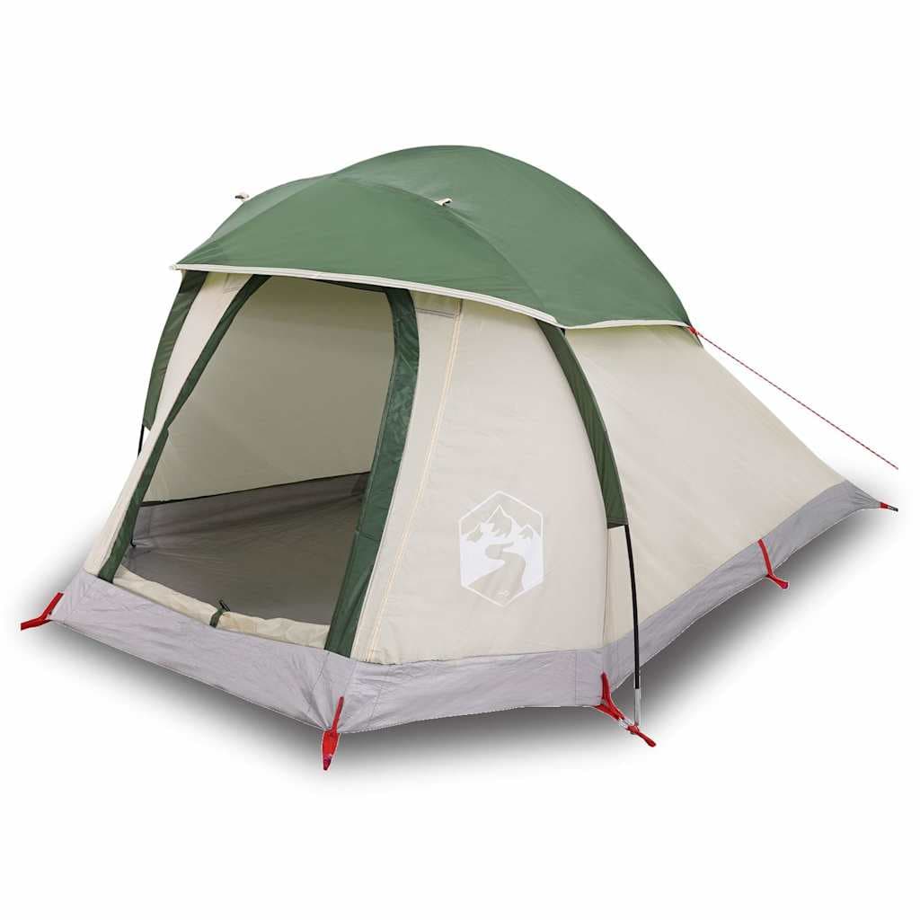 vidaXL Tenda de campismo cúpula para 1 pessoa impermeável verde