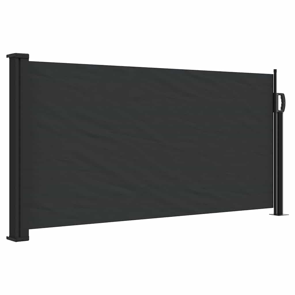 vidaXL Toldo Lateral Retrátil 100x300 cm Preto