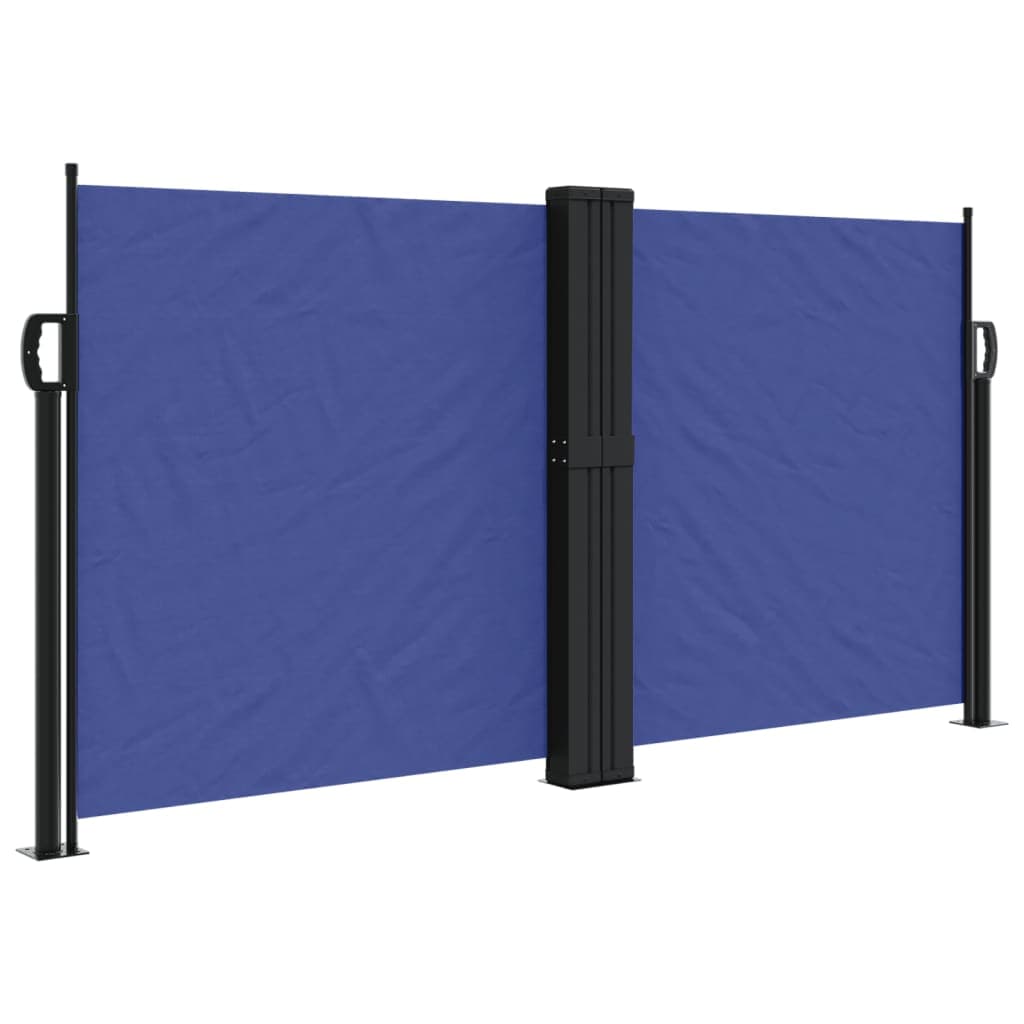 vidaXL Toldo lateral retrátil 120x1200 cm azul