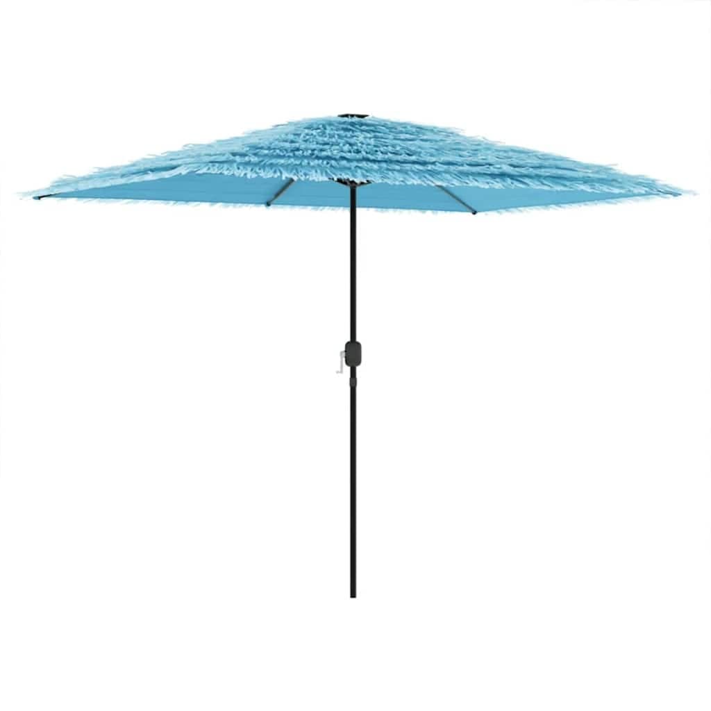 vidaXL Guarda-sol de Jardim com Poste de Aço 300x200x250 cm Azul - 2008098678