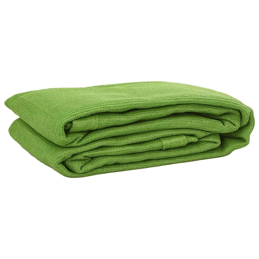 vidaXL Tapete de campismo para tenda 200x200 cm PEAD verde-claro