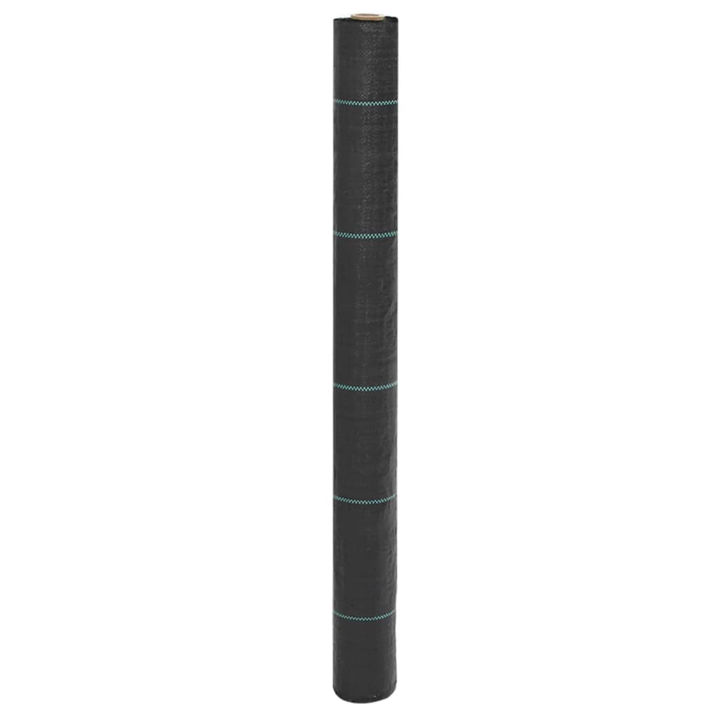 vidaXL Tela para ervas daninhas 1x150 m PP preto