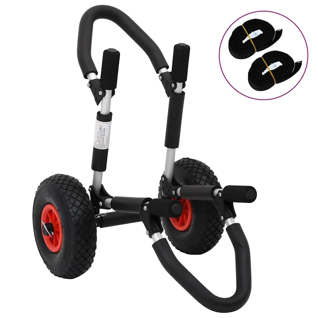 vidaXL Carrinho de SUP para prancha de surf dobrável 45 kg alumínio
