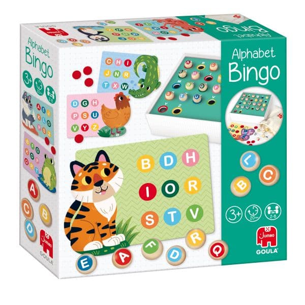 Diset Jogo Bingo Alfabeto com Peças de Madeira
