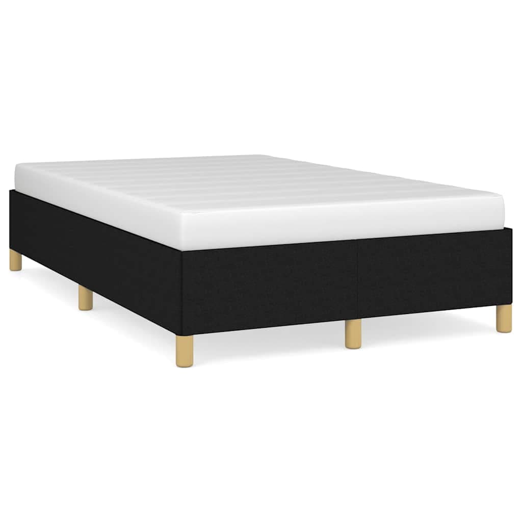 vidaXL Estrutura de Cama sem Colchão Preto 120x190 cm Tecido - 2349216781