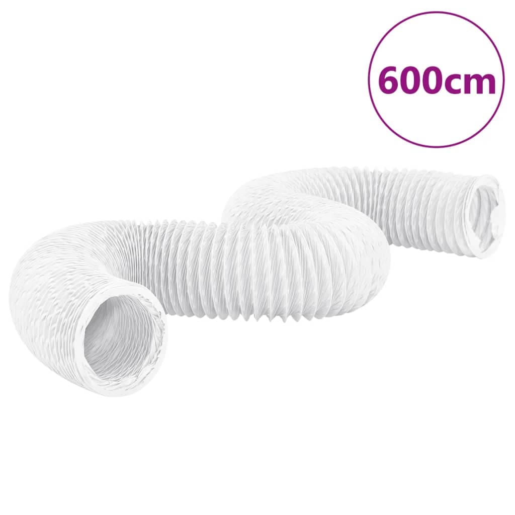 vidaXL Conduta de exaustão PVC 6 m Ø20 cm - 2959597853